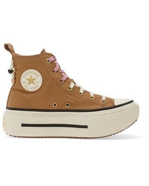 Converse Chuck Taylor All Star Lift Double Stack Platform Charms High-Top Sneakers - Bruin