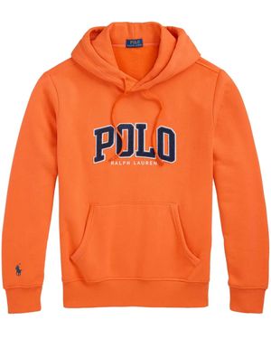 Polo Ralph Lauren Logo Hoodie - Orange