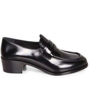 Church's Polished Leather Loafers - Black