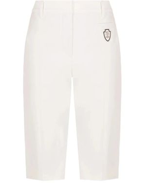 Brunello Cucinelli Logo-Detail Pants - White