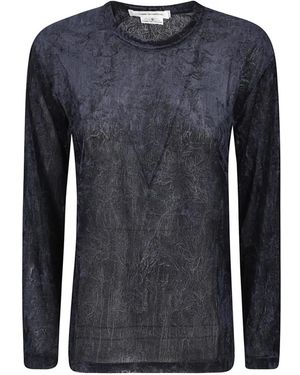 Comme des Garçons Long-Sleeve T-Shirt - Blue