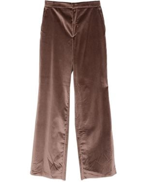 Tagliatore Hose aus Samt - Braun