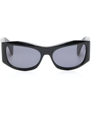 HELIOT EMIL Aether Rectangle-Frame Sunglasses - Black