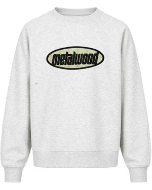 METALWOOD STUDIO Jersey Con Motivo Del Logo - Blanco
