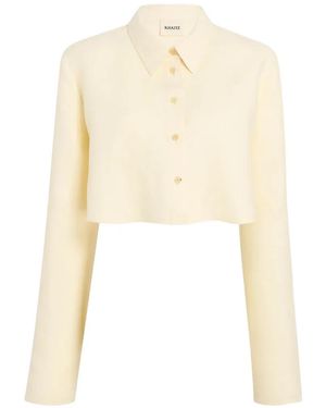 KHAITE Hemd mit Knopfdetail - Weiß