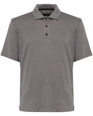 Rag & Bone Classic Flame Polo Shirt - Grey