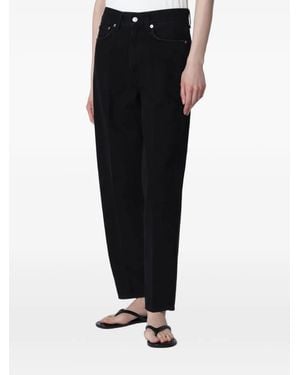 Agolde Vaqueros Rectos Con Pinzas - Negro