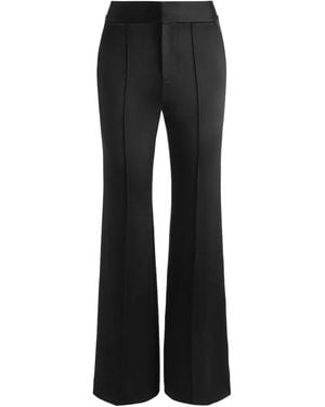 Alice + Olivia Shane Wide-Leg Trousers - Black