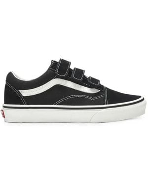 Vans Old Skool V Touch-Strap Sneakers - Black