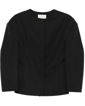 Amomento Button-Up Jacket - Black