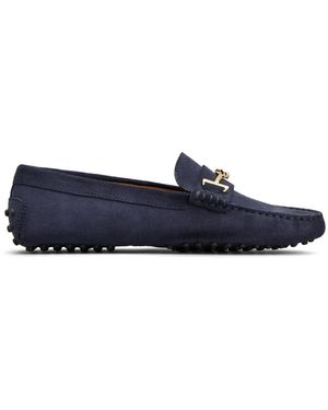 Tod's Gommino スエードローファー - ブルー