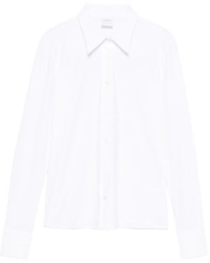 Caliban Long-Sleeve Button-Down Shirt - White