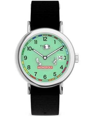 Timex Reloj Weekender de 37 mm de x Monopoly - Verde