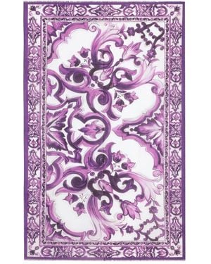 Dolce & Gabbana Cotton Towel - Purple
