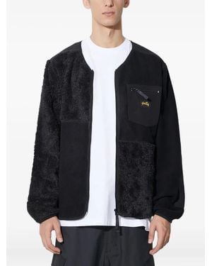 Stan Ray Fleece panelled zip-up jacket - Negro