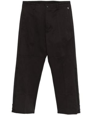 NEW YORK RESIDENT Logo-Patch Pants - Black