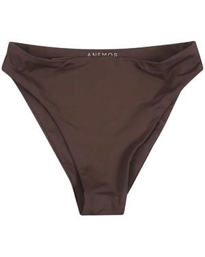 Anemos Hoch Geschnittenes Bikinihöschen - Braun