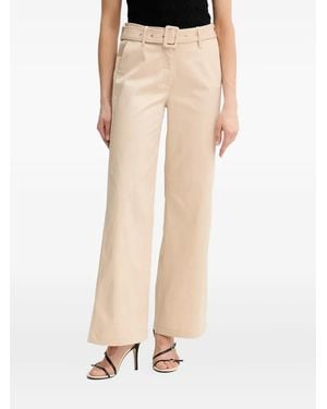 Guess Belted Trousers - Natural