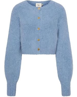 Aje. Geknöpfter Celine Cardigan - Blau