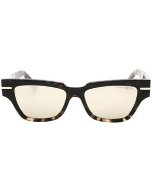 Cutler and Gross Square-Frame Sunglasses - Brown