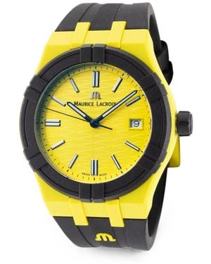 Maurice Lacroix Reloj Aikon #Tide De Mm - Amarillo