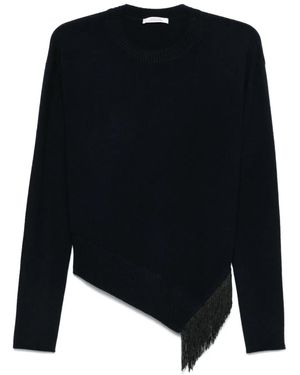 Dorothee Schumacher Fringe Statement セーター - ブラック