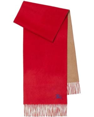 Burberry Reversible Cashmere Scarf - Red