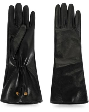 Elisabetta Franchi Gloves - Black