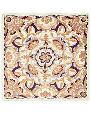 Lancel Floral Neckerchief - Natural