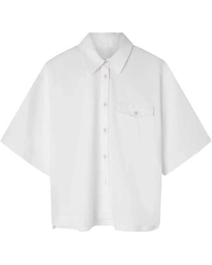 Lee Mathews Spencer Hemd mit Tasche - Weiß