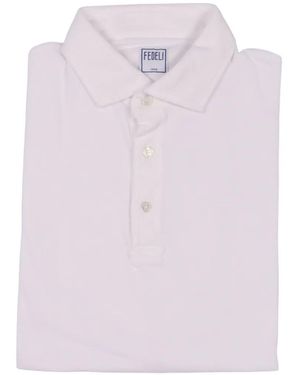 Fedeli Knitted Polo Shirt - Pink