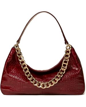 Twinset Liliane クロコパターン ショルダーバッグ - レッド