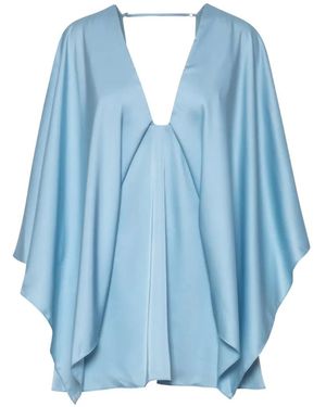 Baobab Pietro Mini V-Neck Dress - Blue