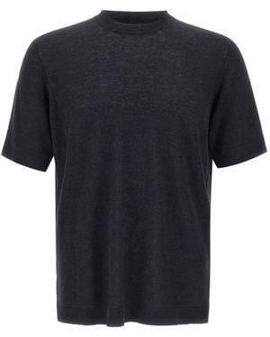 FILIPPO DE LAURENTIIS Mélange T-Shirt - Black