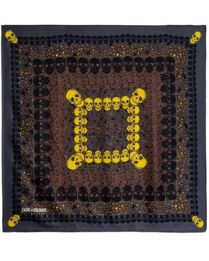 Zadig & Voltaire Skull-print Scarf - ブラック