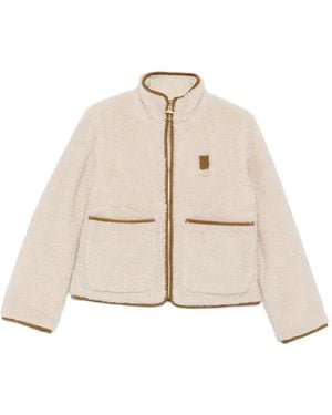 Barbour Ecru Cotton Jacket - Natural