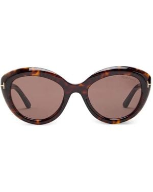 Tom Ford Stacy-02 Round-Frame Sunglasses - Pink