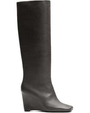Ami Paris Kniehohe Stiefel 90Mm - Schwarz