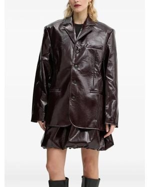 Herskind Pocket Button Overshirt - Black