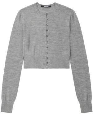 Jacquemus The Spiaggia Cardigan - Grau