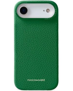 Maison De Sabre Leather Iphone 17 Air Case - Green