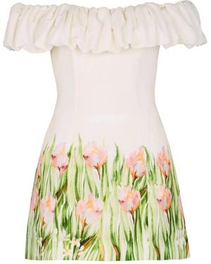 Nicholas Uma Mini Dress - White