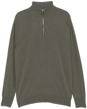 N.Peal Cashmere Carnaby Jumper - Green