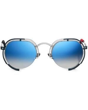 Vysen Eyewear P-2 ラウンドフレーム サングラス - ブルー