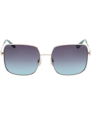 GUESS EYEWEAR Square-Frame Sunglasses - Blue