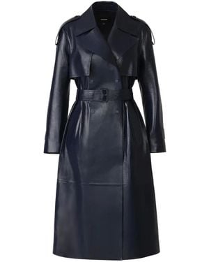 Mackage Carmela Leather Coat - Blue