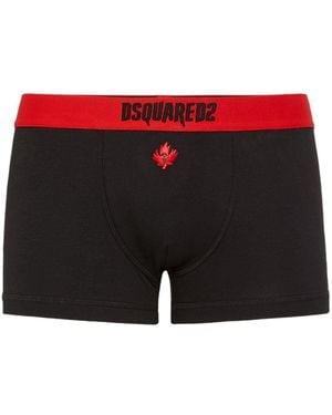 DSquared² Boxershorts Met Borduurwerk - Rood