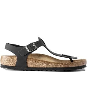 Birkenstock Buckled T-Strap Sandals - Black