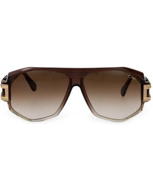 Cazal Geometric-Frame Sunglasses - Grey