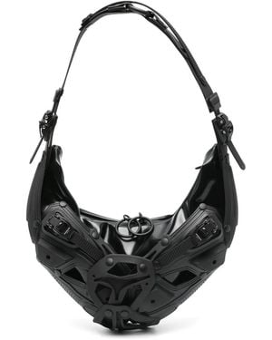 Innerraum Small Object M02 Half Moon Shoulder Bag - Black